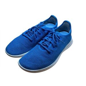Allbirds Shoes Mens Blue Lace Up Mesh Perforated Sneaker Tennis Casual size 10